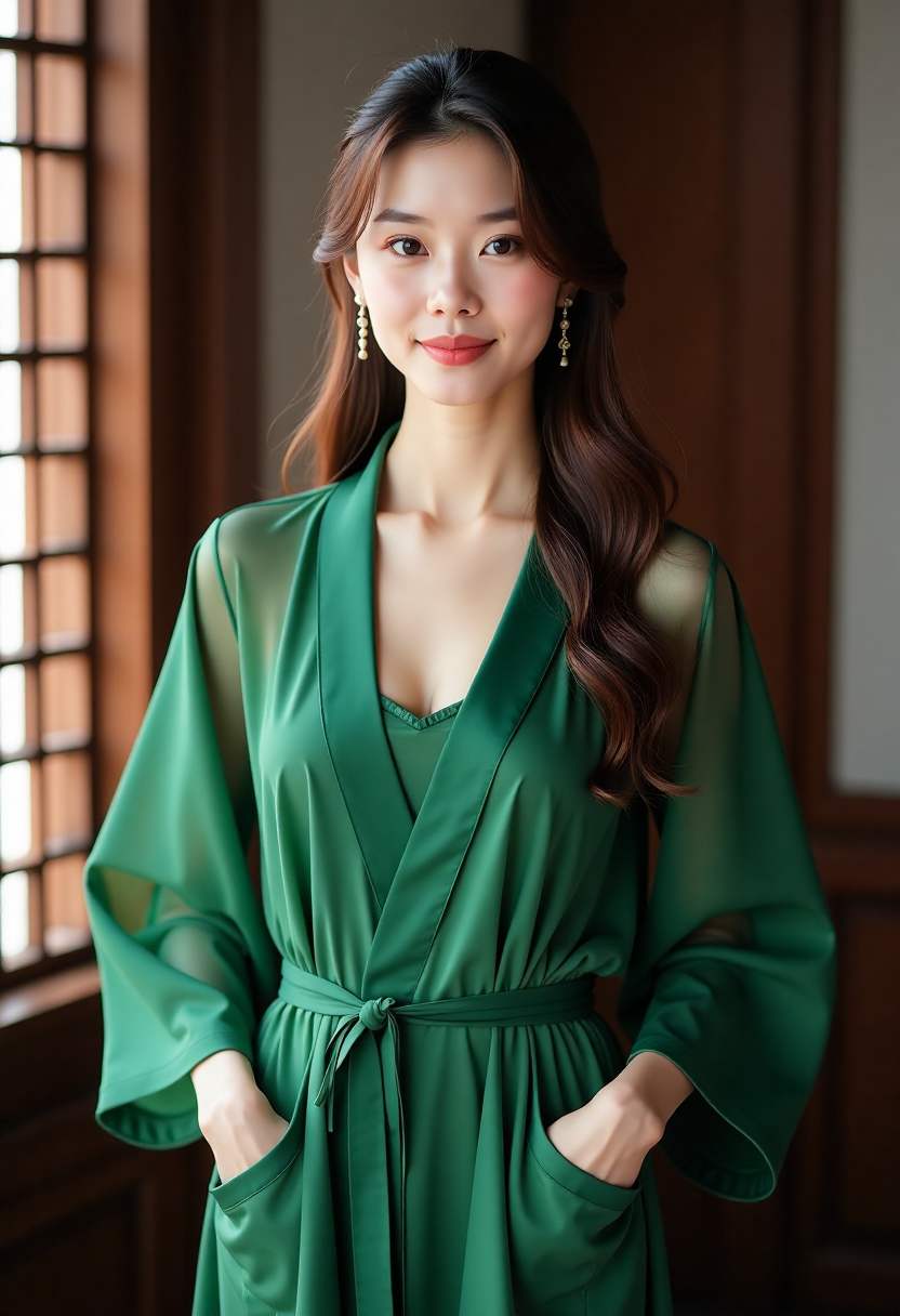 她的对讲机